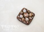 Queen's jewel brooch 【chocolate】の画像