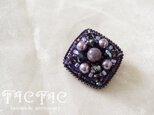 Queen's jewel brooch 【lilac】の画像