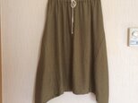 ひらりスカート リネンカーキ
