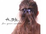 【再入荷】ribbon hair clip (3.5cm)の画像