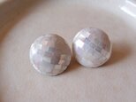 mosaic earrings … pearl shellの画像