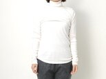 turtle neck l/s tee (white)の画像