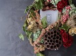 アマランサスとケイトウのwreathの画像