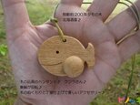 木製ペンダント♪　クジラ♪　タモの木北海道産♪の画像