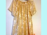 sale!!オパールシフォン　ラグランチュニック　クリーム
