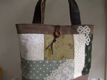 パッチワークトート アンティークレース