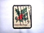 アメリカ1964年「クリスマス」切手ブローチ 583の画像