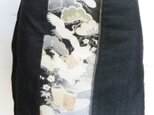 色留袖と紬の巻きスカート、エプロン　あ４６１の画像