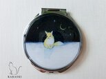 コンパクトミラー011/キツネの画像