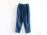 藍染め linen sarrouel pantsの画像