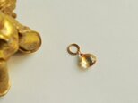 〈14kgf〉宝石質シトリンのネックレスチャームの画像