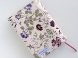 Ｋ様ご予約品 リバティ ブックカバー 文庫 ガーデン パープル