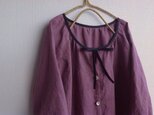 S~LL8色から選択セミオーダー●リネンリボンチュニック
