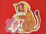 【再販】猫と金魚鉢カードの画像