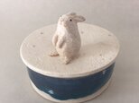 陶のハコ「Snow Rabbit」の画像