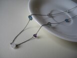 crystal long necklaceの画像