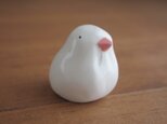 【Tさまご予約作品】陶のひよこ「シロマル（梅）」012の画像