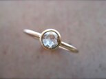 Old Rose Cut Diamond Ring 14kの画像