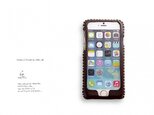 iPhone6s 各種iPhoneレザーケース（こげ茶）の画像