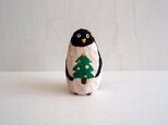 木彫り　ペンギンツリー