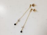 再販*モノトーン*ピアス*イヤリング #105の画像