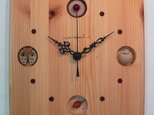 カスタマイズ時計(３）　＊北欧パインの画像