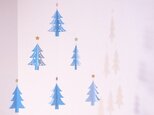 モビール　- クリスマス・ツリー（blue） -の画像