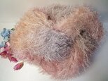 ♪花hana花♪段染フィルムラメ入りファー♪D240gの画像