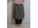 ※オーダー品※タックスカート1055(モノトーン×ピンクA)021の画像