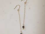 14kgf*オニキス*ピアス*イヤリング #115の画像