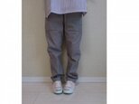 ※オーダ品※綿のゆるパンツ62(ヘリンボングレー)032の画像