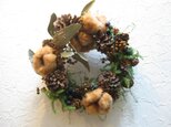 コットンと木の実のwreath