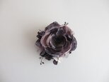 コサージュ『antique　rose』/gray　purpleの画像