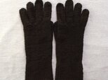 手袋カシミヤ100%黒（Ｌ）