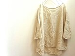 リネン＊ボートネックプルオーバー＊アンティークベージュ
