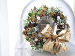 Ｇold &　Silver 木の実のリース