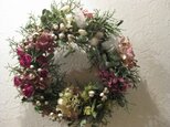 Pink Christmas wreath