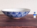 タマネギ柄の浅鉢（径約21cm）