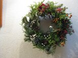 Happy Christmas wreathの画像