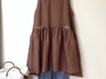 ★上質リネン100% ノースリーブワンピース★
