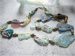 ancient roman glass necklace Cの画像