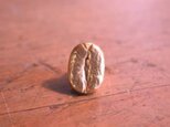 コーヒー豆のボタン col.ゴールド（フランス製）５個セットの画像