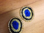 刺繍×ビーズピアスorイヤリング