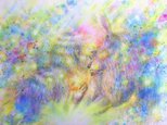 【妖精水彩画】忘れな星の画像