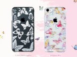蝶々が飛び交うトキメキスマホケース バタフライ iPhone14Pro 〜ケース各種 アンドロイドの画像