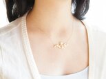 14kGF★Twig 木の葉ネックレス