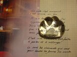 ネコの肉球ペーパーウェイト 受注製作の画像