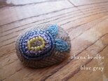 ohana　broche Blue grayの画像