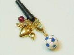 サッカーボール&ハートエンジェルのイヤホンジャック