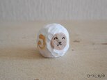 木彫り　ひつじ丸